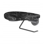 Laufen Ada uchwyt na papier wiszący stal/czarny marmur HF506791506060