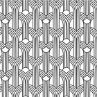 Laufen The New Classic umywalka ścienna 60x48 cm biała dekor Cosmopolitan H813853R021081