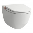 Laufen Riva miska WC wisząca myjąca z deską wolnoopadającą biały mat H8206917640001