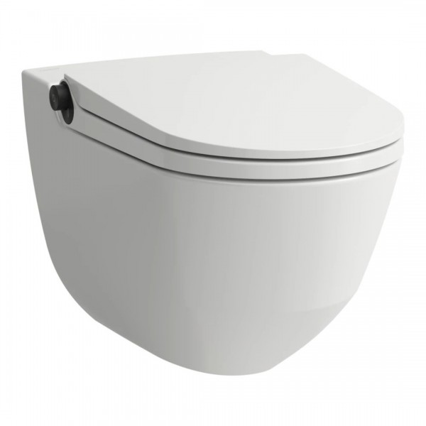 Laufen Riva miska WC wisząca myjąca z deską wolnoopadającą biały mat H8206917650001