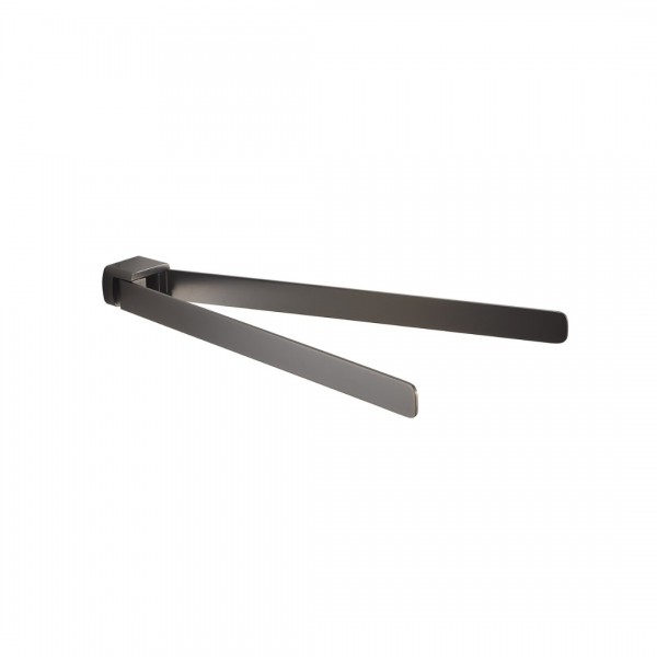 Gedy Pirenei wieszak na ręcznik dwuramienny wiszący 36 cm gun metal PI23/GME