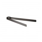 Gedy Pirenei wieszak na ręcznik dwuramienny wiszący 36 cm gun metal PI23/GME