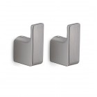 Gedy Pirenei wieszak punktowy 2 sztuki wiszący nikiel PI27/NKO