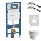 Geberit Duofix Val zestaw WC podtynkowy 5w1 biały połysk 64099