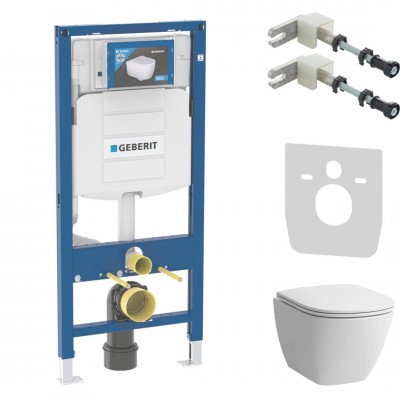 Geberit Duofix Lua Advanced zestaw WC podtynkowy 5w1 biały połysk 67142 Geberit Duofix Lua Advanced zestaw WC podtynkowy 5w1 biały połysk 67142