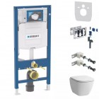 Geberit Duofix DuoFresh Lua Advanced zestaw WC podtynkowy 6w1 biały połysk 67143