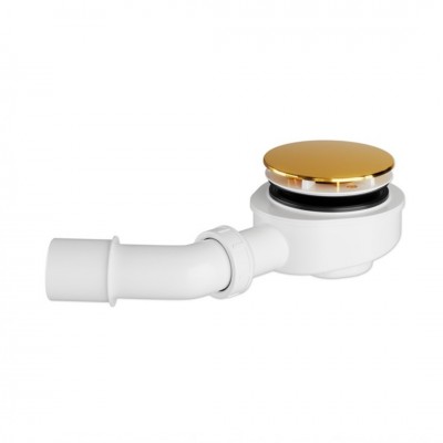 Besco syfon brodzikowy 90 mm złoty OB-90-ZL