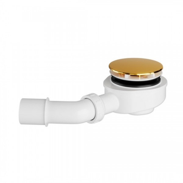 Besco syfon brodzikowy 90 mm złoty OB-90-ZL