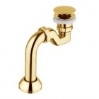 Besco korek do wanny wolnostojącej retro złoty połysk OKK-ZLO