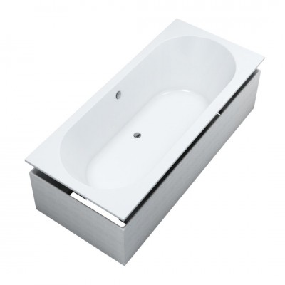 Schedpol Celicia SET wanna prostokątna z nośnikiem 170x75 cm biała 3WST.CS1P-17075