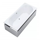 Schedpol Celestia SET wanna prostokątna 170x75 cm z nośnikiem biały mat 3WSP.CS1P-17075/B/MG