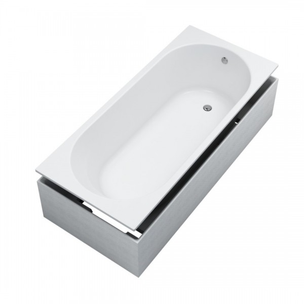 Schedpol Artemis SET wanna prostokątna 150x70 cm z nośnikiem biała 3WSP.AS1P-15070