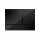 Roca PS2 przycisk spłukujący do WC szklany czarny A890224388