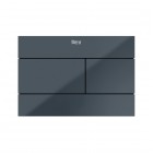 Roca PS2 przycisk spłukujący do WC szklany antracyt A8902243AA