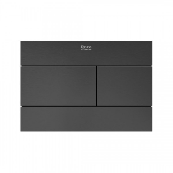 Roca PS2 przycisk spłukujący do WC brushed titanium black A8902243NM