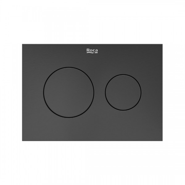Roca PS3 przycisk spłukujący do WC brushed titanium black A8902233NM