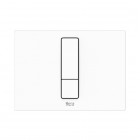 Roca PS4 przycisk spłukujący do WC biały mat A890221307