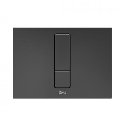 Roca PS4 przycisk spłukujący do WC brushed titanium black A8902213NM