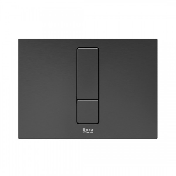 Roca PS4 przycisk spłukujący do WC brushed titanium black A8902213NM