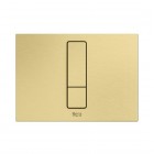 Roca PS4 przycisk spłukujący do WC złoty szczotkowany A8902213VA