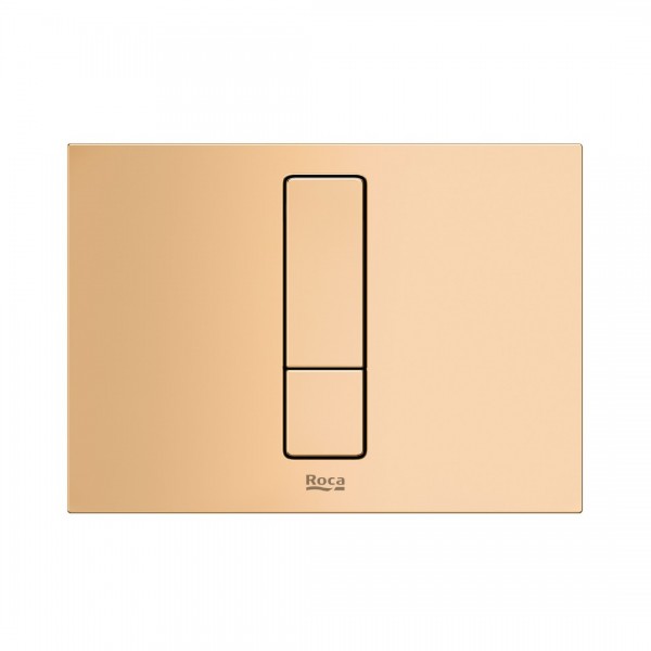 Roca PS4 przycisk spłukujący do WC złoto różowe A8902213RG