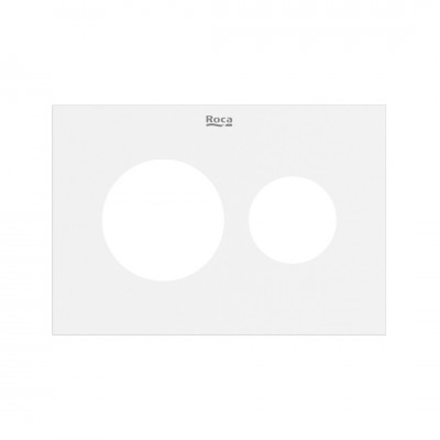 Roca PS3 panel przycisku do WC biały połysk A890523300