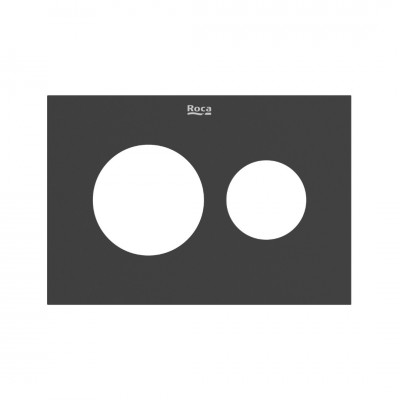 Roca PS3 panel przycisku do WC czarny mat A890523306