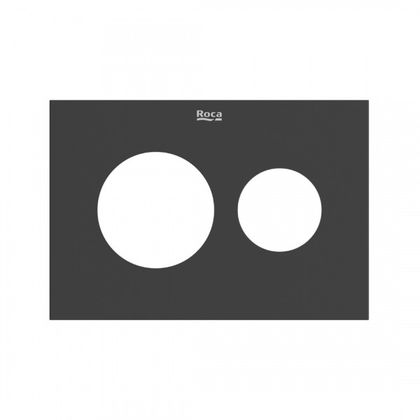 Roca PS3 panel przycisku do WC czarny mat A890523306