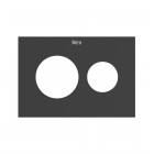 Roca PS3 panel przycisku do WC czarny mat A890523306