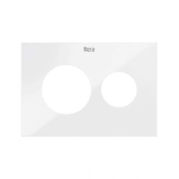 Roca PS3 panel przycisku do WC szklany biały A890523399