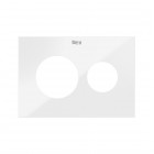 Roca PS3 panel przycisku do WC szklany biały A890523399