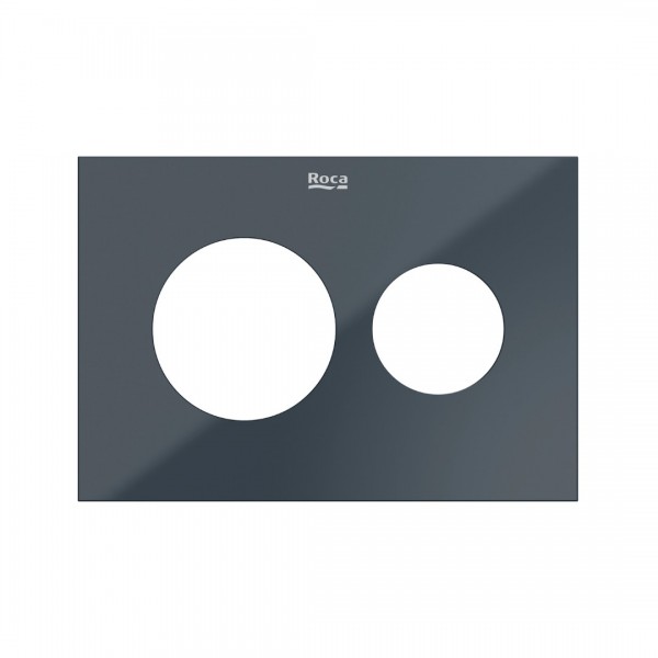 Roca PS3 panel przycisku do WC szklany antracyt A8905233AA