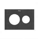 Roca PS3 panel przycisku do WC ceramiczny czarny A8905233EE