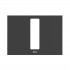Roca PS4 panel przycisku do WC czarny mat A890521306
