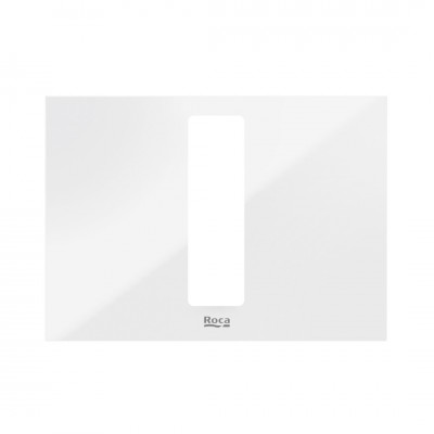 Roca PS4 panel przycisku do WC szklany biały A890521399