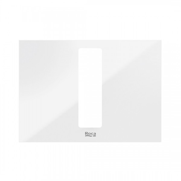Roca PS4 panel przycisku do WC szklany biały A890521399
