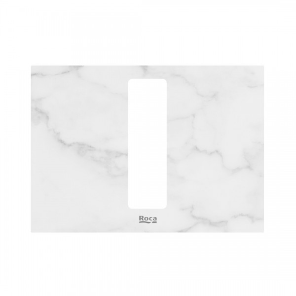Roca PS4 panel przycisku do WC marmur biały A8905213MM