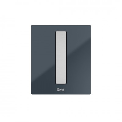Roca PS przycisk spłukujący do pisuaru szklany antracyt/stal nierdzewna A89034014A