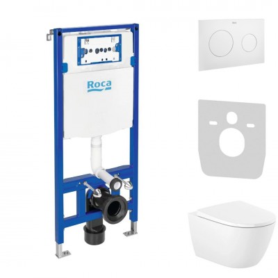 Roca Duplo Ona Vortex zestaw podtynkowy 5w1 przycisk biały mat 67359 Roca Duplo Ona Vortex zestaw podtynkowy 5w1 przycisk biały mat 67359