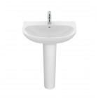 Roca Victoria umywalka ścienna 65x49 cm biała A325V01000