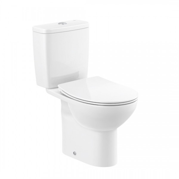 Roca Victoria miska WC Rimless do kompaktu biała A342V04000