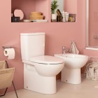 Roca Victoria miska WC Rimless do kompaktu przyścienna biała A342V05000