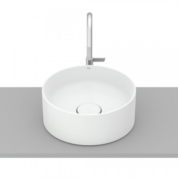 Roca Terra umywalka okrągła 30 cm nablatowa biała A32787U000