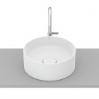 Roca Terra umywalka okrągła 30 cm nablatowa biały mat A32787U620