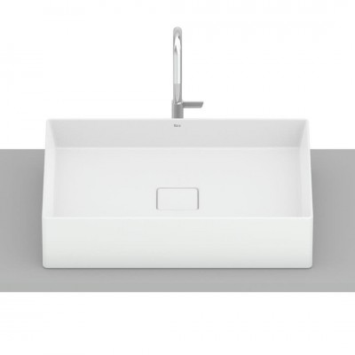 Roca Terra umywalka nablatowa 51x36 cm prostokątna biały mat A32787Z620