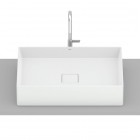Roca Terra umywalka nablatowa 51x36 cm prostokątna biały mat A32787Z620
