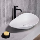 Roca Ohtake umywalka nablatowa 62,5x38,5 cm biały połysk A327A1P000