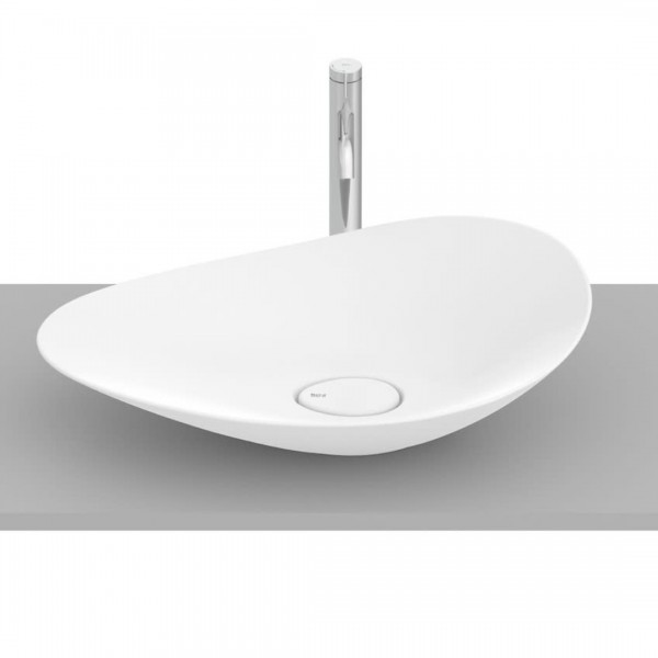Roca Ohtake umywalka nablatowa 62,5x38,5 cm biały mat A327A1P620