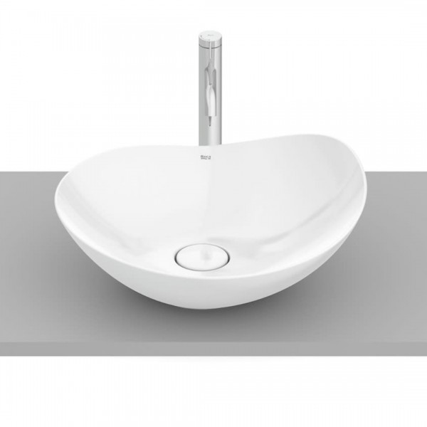 Roca Ohtake umywalka nablatowa 47x40,5 cm biały połysk A327A1N000