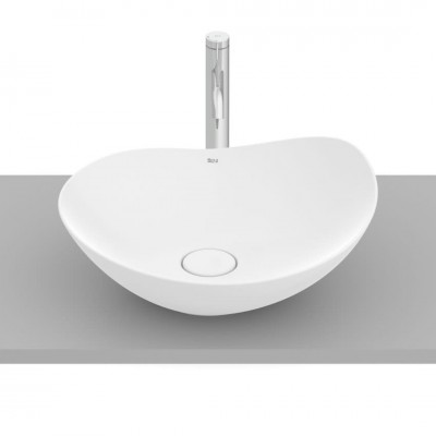 Roca Ohtake umywalka nablatowa 47x40,5 cm biały mat A327A1N620
